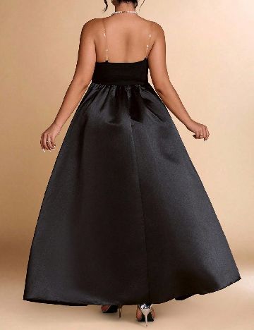 Rochie lunga SHEIN CURVE, negru