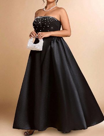 Rochie lunga SHEIN CURVE, negru