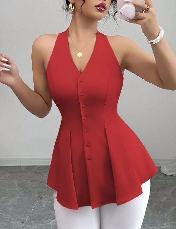Top SHEIN, rosu