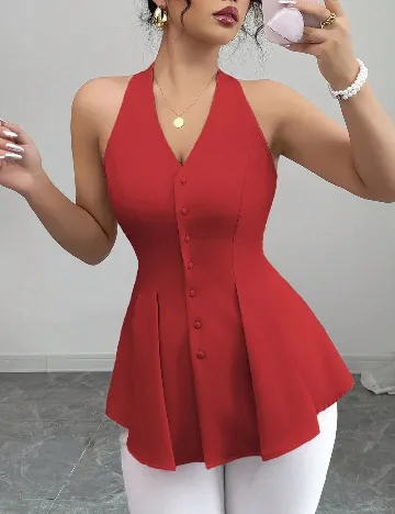 Top SHEIN, rosu