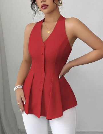Top SHEIN, rosu