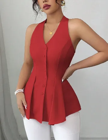 Top SHEIN, rosu