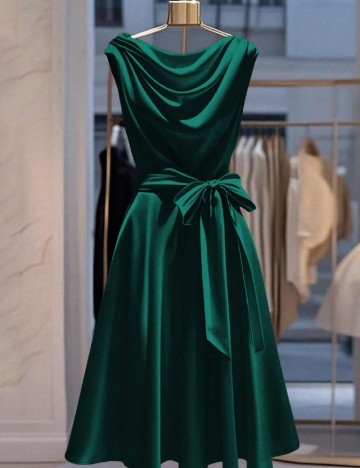 Rochie medie SHEIN, verde