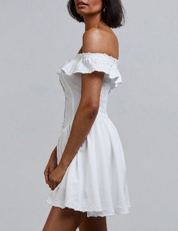 Rochie scurta SHEIN, alb