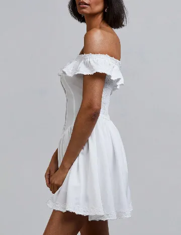 Rochie scurta SHEIN, alb