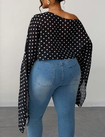 Bluza SHEIN CURVE, negru