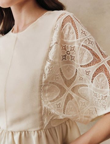 Bluza Anewsta, crem