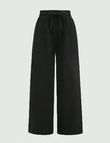 Pantaloni Shein Kids, negru