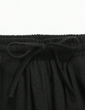 Pantaloni Shein Kids, negru