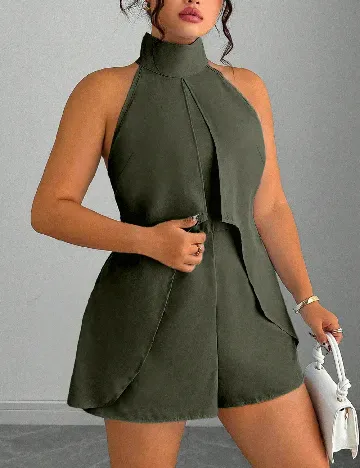 Salopeta SHEIN CURVE, verde