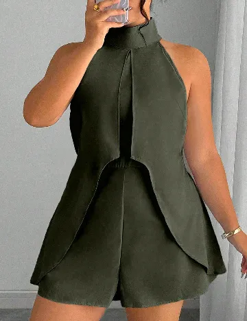 Salopeta SHEIN CURVE, verde