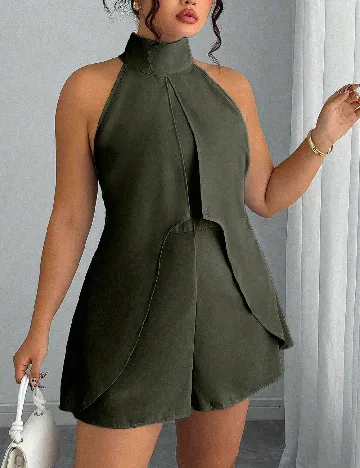 Salopeta SHEIN CURVE, verde