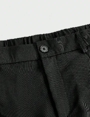 Pantaloni SHEIN Plus Size Men, negru