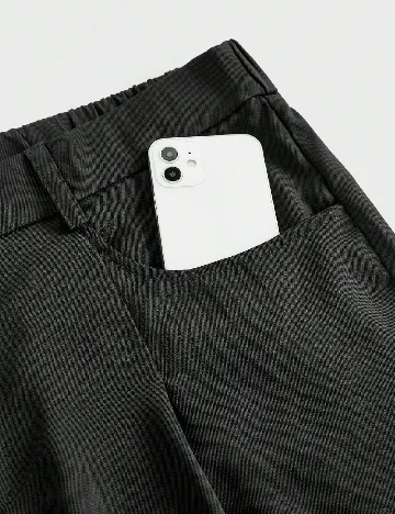Pantaloni SHEIN Plus Size Men, negru