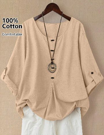 Bluza SHEIN CURVE, crem