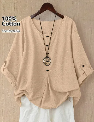 Bluza SHEIN CURVE, crem
