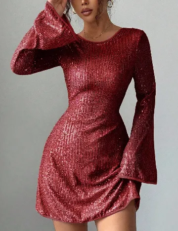 Rochie scurta SHEIN, rosu