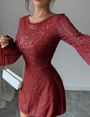 Rochie scurta SHEIN, rosu