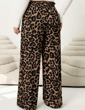 Pantaloni SHEIN CURVE, animal print