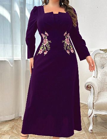 Rochie medie SHEIN CURVE, mov