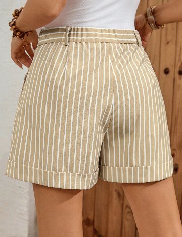 Pantaloni scurti Emery Rose, crem/alb