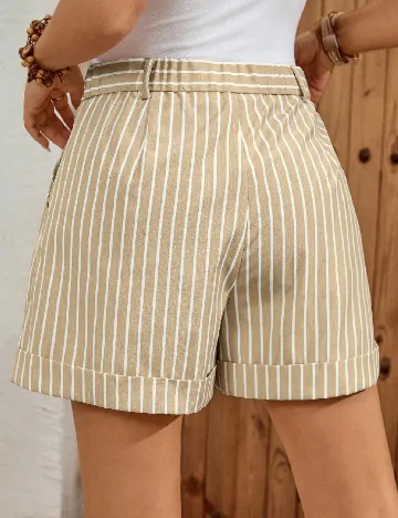 Pantaloni scurti Emery Rose, crem/alb