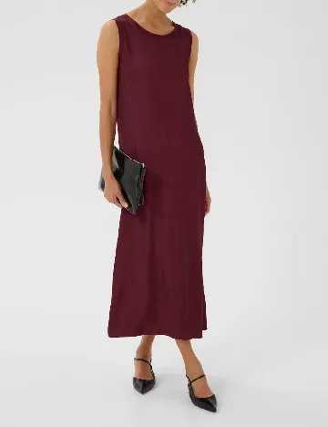 Rochie lunga Part Two, visiniu