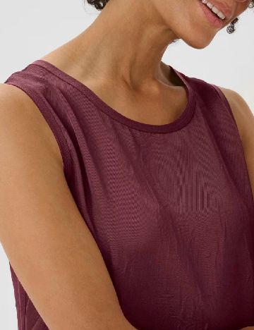 Rochie lunga Part Two, visiniu