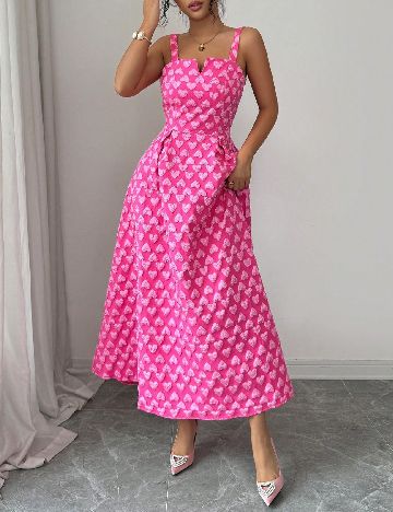 Rochie lunga SHEIN, roz