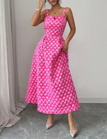 Rochie lunga SHEIN, roz