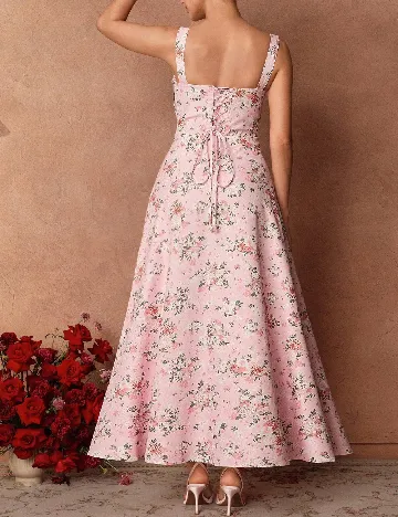 Rochie lunga Savoree, floral print