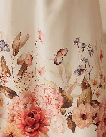 Rochie lunga MOTF, alb