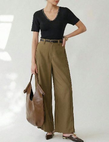 Pantaloni SHEIN, kaki