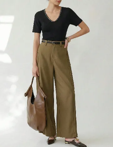 Pantaloni SHEIN, kaki