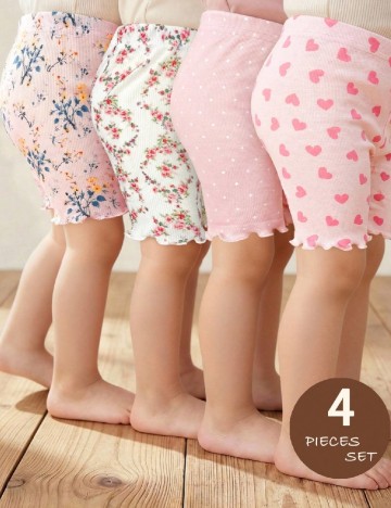 Set Pantaloni scurti Shein Kids, mix culori