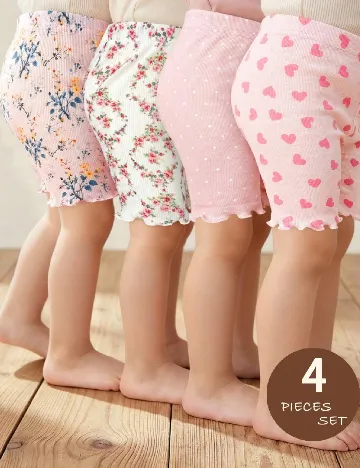 Set Pantaloni scurti Shein Kids, mix culori