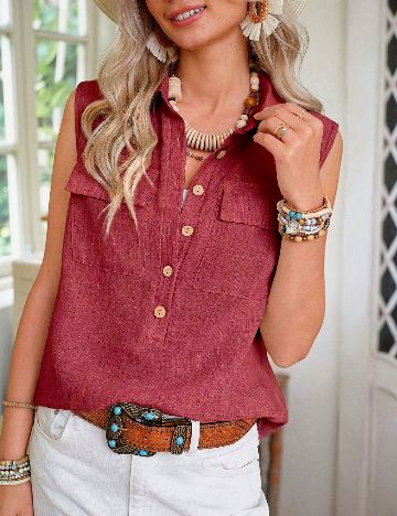 Bluza SHEIN, rosu
