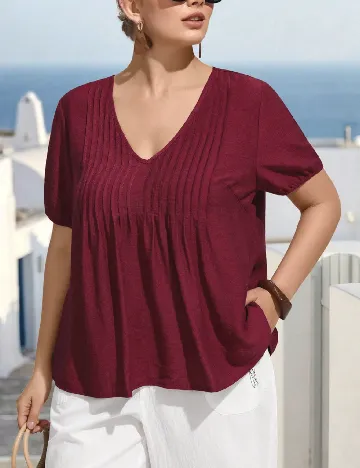 Bluza SHEIN CURVE, mov