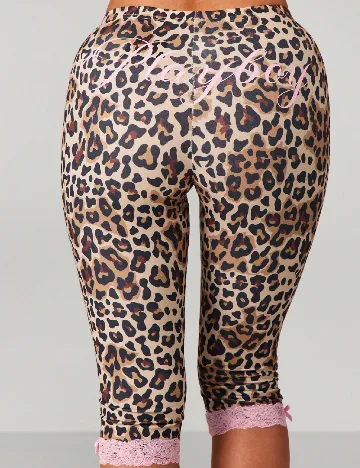 Colanti trei sferturi Missguided, animal print