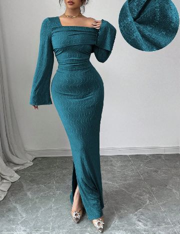 Rochie lunga SHEIN, albastru