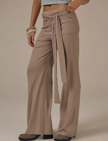 Pantaloni Musera, crem