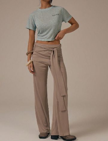 Pantaloni Musera, crem