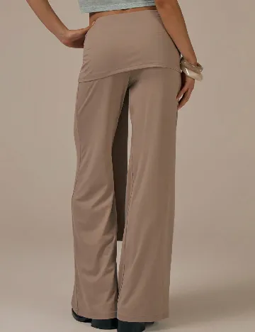 Pantaloni Musera, crem