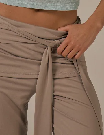 Pantaloni Musera, crem
