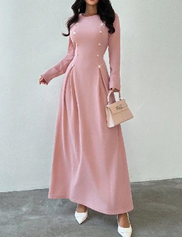 Rochie lunga SHEIN, roz