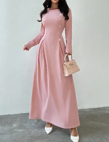 Rochie lunga SHEIN, roz