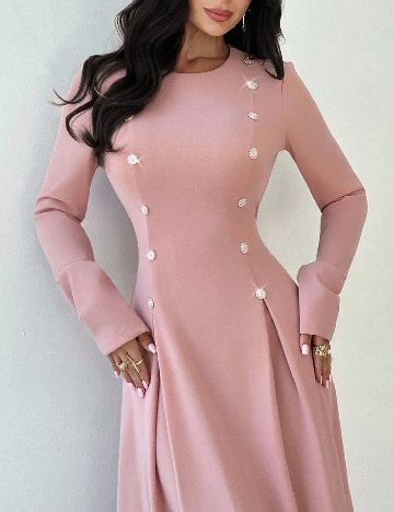 Rochie lunga SHEIN, roz