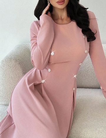 Rochie lunga SHEIN, roz