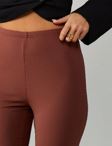 Colanti trei sferturi Missguided, maro