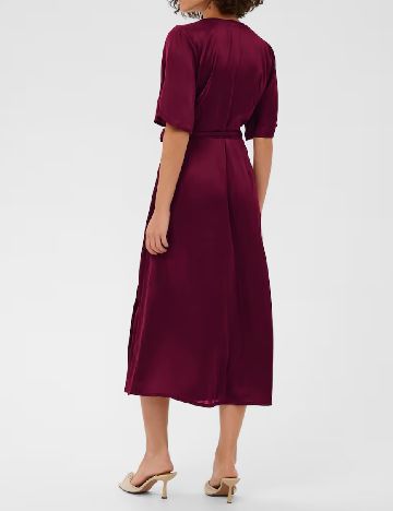 Rochie medie Kaffe, visiniu
